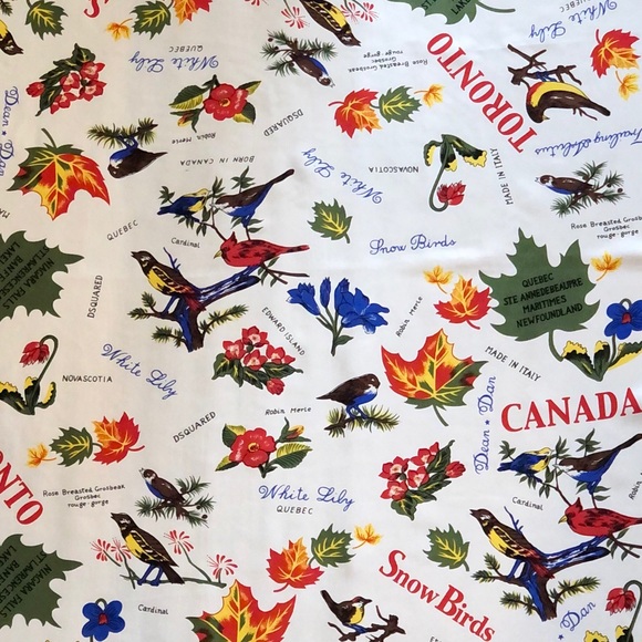 BNWT Canada silk twill scarf - Picture 6 of 6